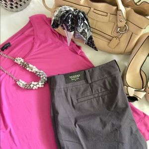 NWT Ann Taylor Charcoal Gray Dress Pants (size 16)